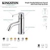 Fauceture LS8223CTL Continental Sgl-Handle Bathroom Faucet W/Push Pop-Up, Brass LS8223CTL